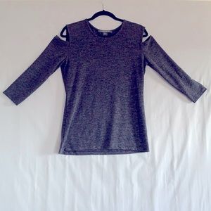 ✨2 for $25 FRENCH CONNECTION cold shoulder shirt | size M